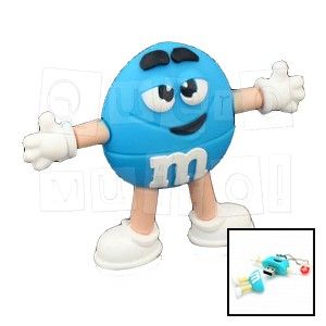 Pendrive M&Ms Azul 4GB